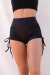 Lunalae Shorts High Waist Drawstring Schwarz S