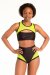 Polerina Top Black & Yellow XL