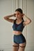 Oksawear Top Sandria Grau-Blau S