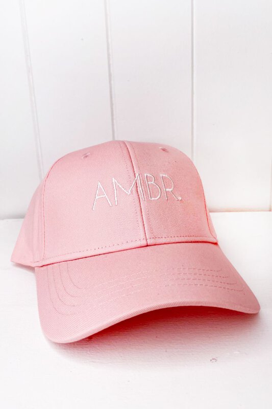 AMBR Designs Classic Sport Cap Light Pink