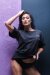 AMBR Designs Acid Wash T-Shirt Schwarz
