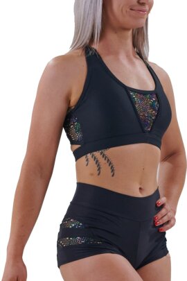Juicee Peach Shorts Rio Peacock XL