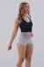 Juicee Peach Shorts Reversible Silber Grau XS