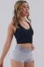Juicee Peach Shorts Reversible Silber Grau L