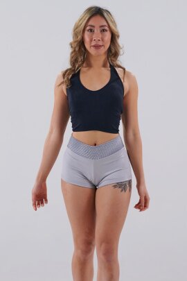 Juicee Peach Shorts Reversible Silber Grau XL