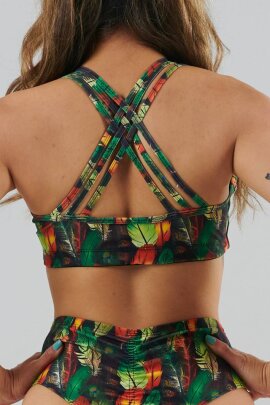 Juicee Peach Top Anna Boho Feathers