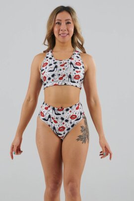 Juicee Peach Top Anna Lipstick & Heels M