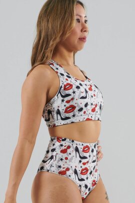 Juicee Peach Top Anna Lipstick & Heels M