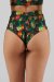 Juicee Peach Shorts High Waist Brazils Boho Feathers L