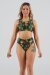 Juicee Peach Shorts Brazils Boho Feathers S
