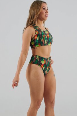 Juicee Peach Shorts Brazils Boho Feathers XL