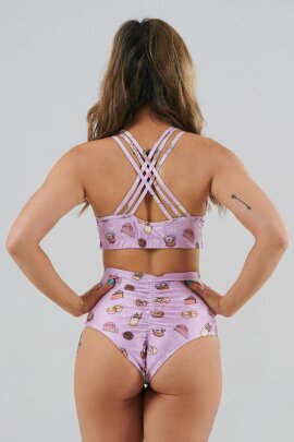 Juicee Peach Shorts High Waist Brazils Just Desserts XS