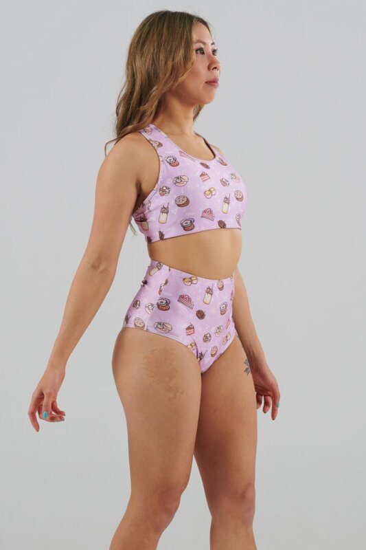 Juicee Peach Shorts High Waist Brazils Just Desserts M