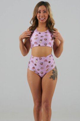 Juicee Peach Shorts High Waist Brazils Just Desserts XL