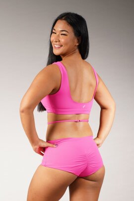 Off the Pole Top Halo Hot Pink XS