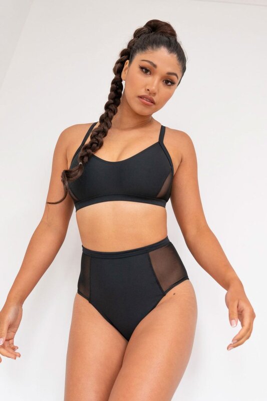 Lunalae Shorts High Waist Bellani Schwarz