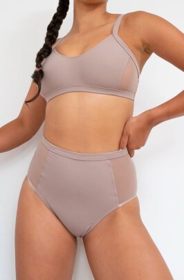 Lunalae Shorts High Waist Bellani Mocca