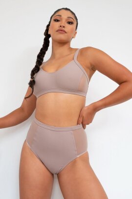 Lunalae Shorts High Waist Bellani Mocca S