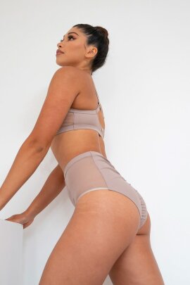 Lunalae Shorts High Waist Bellani Mocca S