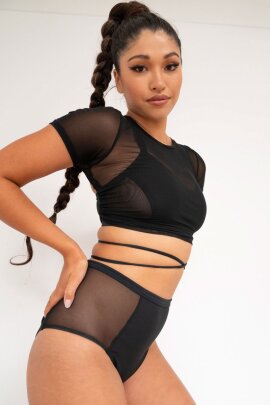 Lunalae Top Ember Schwarz M