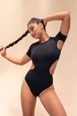 Lunalae Bodysuit Camlie Schwarz S