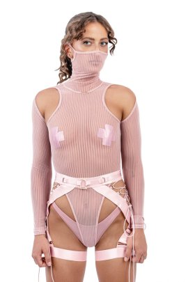 Naughty Thoughts XXX Rated Suspender Pink