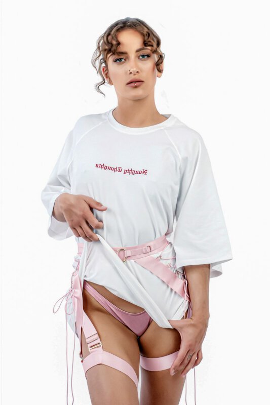 Naughty Thoughts Dancers Oversized T-shirt