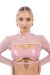 Naughty Thoughts Top Bolero XXX Rated See Through Rosa XL