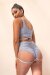 Lunalae Top Kehlani Grau