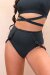 Lunalae Shorts High Waist Kehlani Schwarz XS