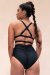 Lunalae Shorts High Waist Jemma Schwarz XS
