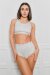 Pole Addict High Waist Shorts White Snake Print M