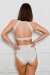Pole Addict High Waist Shorts White Snake Print M