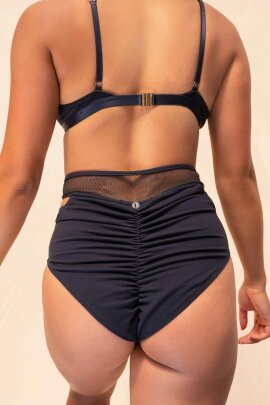 Lunalae Shorts High Waist Daisy Schwarz S