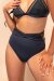 Lunalae Shorts High Waist Daisy Schwarz S