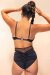 Lunalae Shorts High Waist Daisy Schwarz M