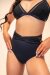 Lunalae Shorts High Waist Daisy Schwarz XL