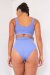 Lunalae Shorts High Waist Venus Lavendel L