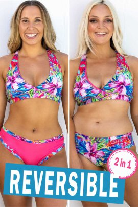 AMBR Designs Bikini Shorts Aloha Double Sided