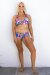 AMBR Designs Crop Halter Top Aloha XL