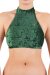 Dragonfly Top Lisette Velvet Emerald XS