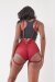 Lunalae Shorts Zena Garter Weinrot M