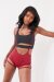 Lunalae Shorts Zena Garter Weinrot M