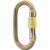 Carabiner with Scew Locking Device Gold 25 kN