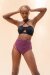 Lunalae Shorts High Waist Jasmine Mulberry XS