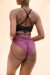 Lunalae Shorts High Waist Jasmine Mulberry XS