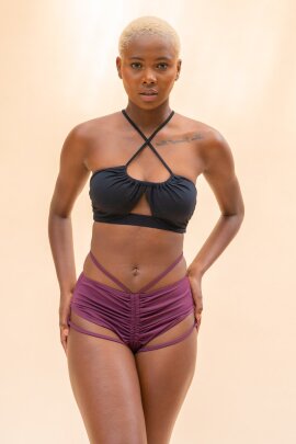 Lunalae Shorts Low Waist Jasmine Mulberry XS