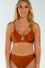 AMBR Designs Hook Crop Top Bronze M