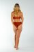AMBR Designs Hook Crop Top Bronze M