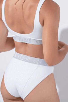 RAD Top Atlantida Glitter Weiß L